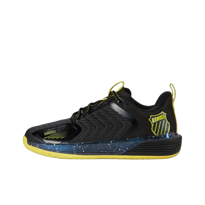 KSWISS Anti Slip Wear Resistant Low Top Training Shoes Men's Black-0