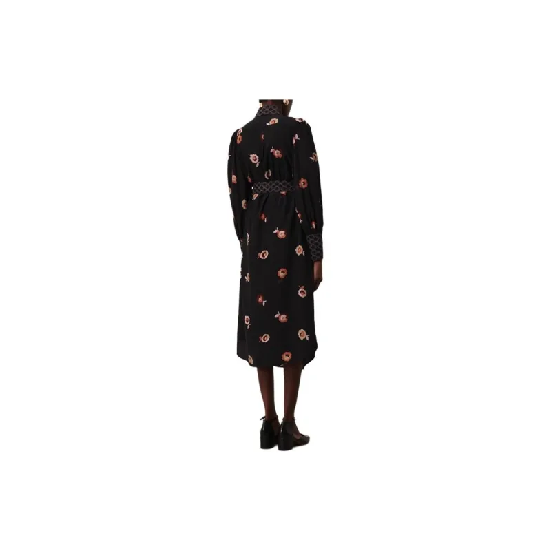 Zimmermann FW24 Long-Sleeved Dresses Women's Black-2