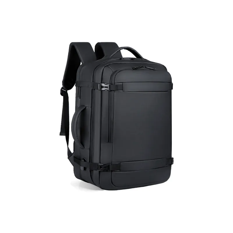 DOSRFINI Oxford Backpack Large Size Men's Black/Dark Gray/Light Gray-2