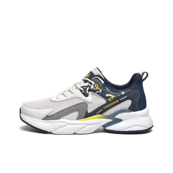 PALATIAL Cushioned Slip Resistant Abrasion Resistant Low Top Chunky Sneakers Men's