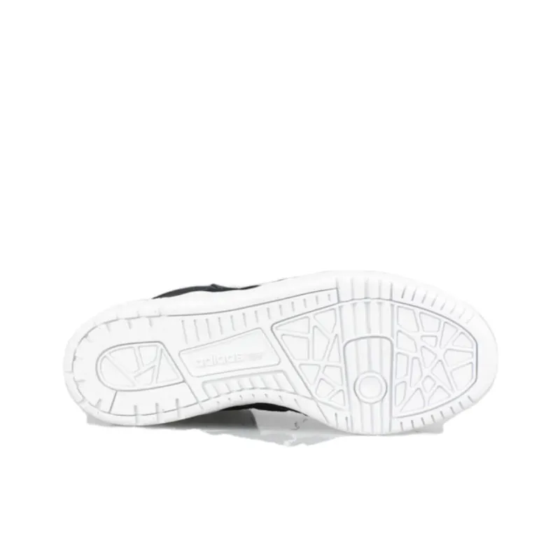 Adidas Originals Attitude Anti Slip Wear Resistant High Top Skateboard Shoes Women's Black-4