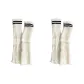 [2 Pack]White Double Stripe 2