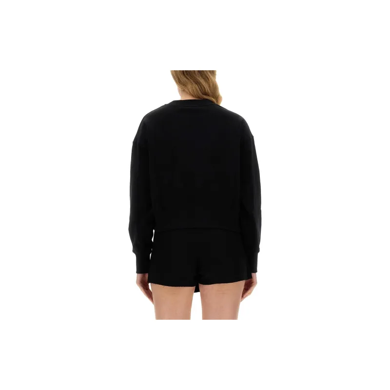 MSGM Logo Printed Crewneck Sweatshirt-1