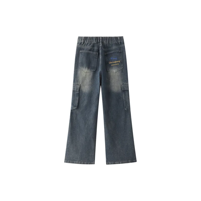 Qnxeey Jeans Unisex-7
