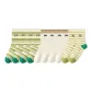 4 Green Stripes+4 White+2 Yellow Stripes