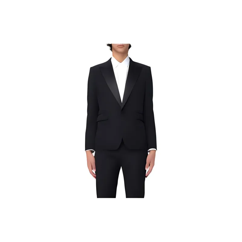 SAINT LAURENT FW23 Business Suit Coat Men's Black-3