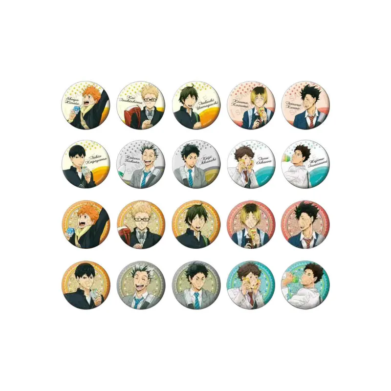March·Monster POMMOP Haikyuu!!, Beverage, Drink Ver Badge Badges-2