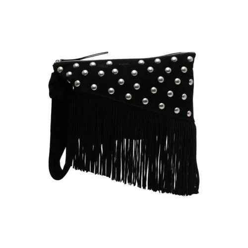 ISABEL MARANT Cow Leather Clutch Women's Black