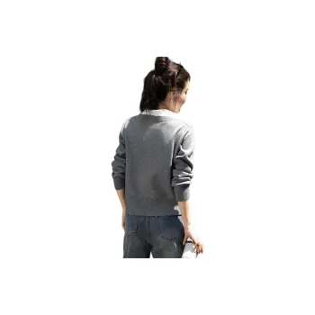Mo Han Yi Mei Knitwear Women's Dark Heather Gray