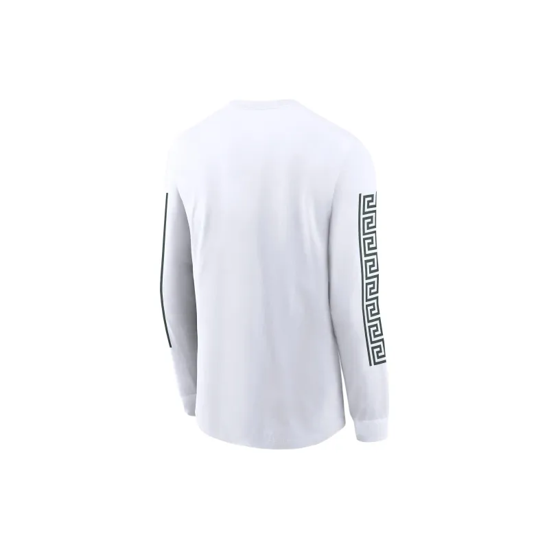 Nike Michigan State Spartans Local Spirit Slogan Men's Nike College Long Sleeve T Shirt-1