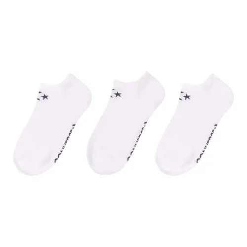 Converse Ankle Socks Unisex 3 Pack White