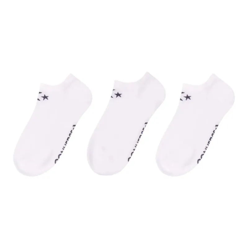 Converse Ankle Socks Unisex 3 Pack White-0