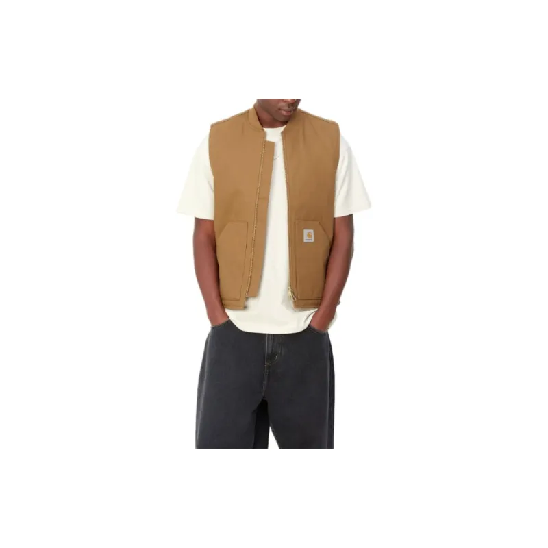 Carhartt WIP Logo patch Zipped Vest-3