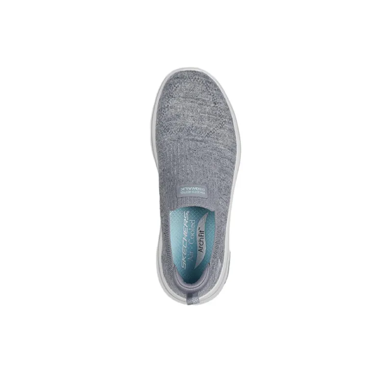 Skechers GOWALK Anti Slip Wear Resistant Low Top Casual Shoes Women's Gray-3