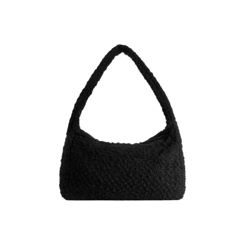 ARKET Polyester Shoulder Bag Crossbody Bag Medium Size Women's Black-2