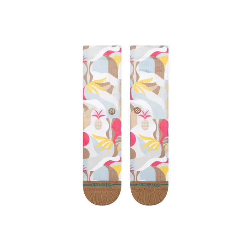 Stance Mid Calf Socks Unisex 1 Pack Light Yellow-1