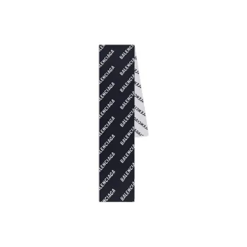 Balenciaga All Over Logo Scarf