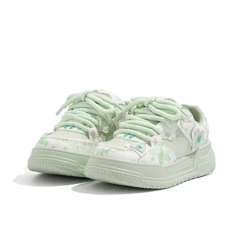 HUANQIU Thermal Breathable Coverage Low Top Skateboard Shoes Women's Cherry Blossom Pink-12
