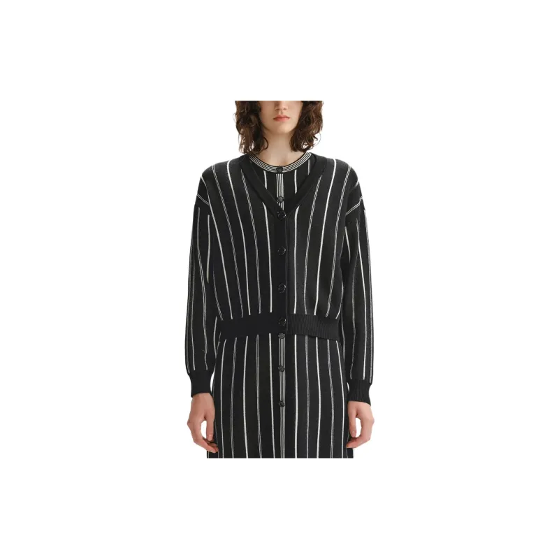 KARL LAGERFELD Knitwear Women's Black White-4