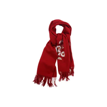 Shanghai Story 100% Sheep Wool Shawls Women's Encounter The Bloom, Nude