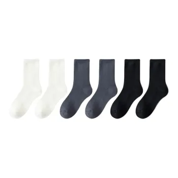 MIIOW Mid Calf Socks Men's 6 Pack