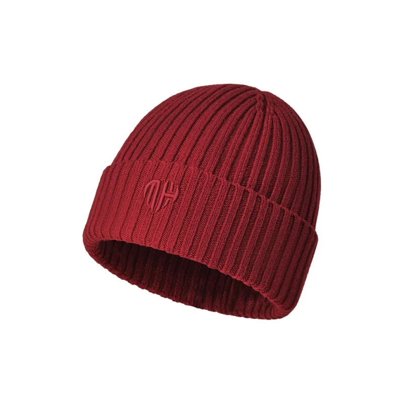 HLA Heart Of China Series Contains Wool Beanies Unisex Red-0