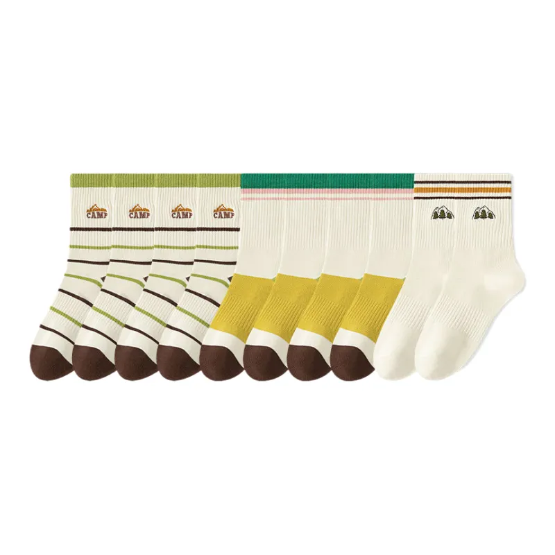 Lan Miao Mid Calf Socks Women's 10 Pack-2