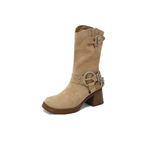 Moon Veil Ankle Boots Women's Camel