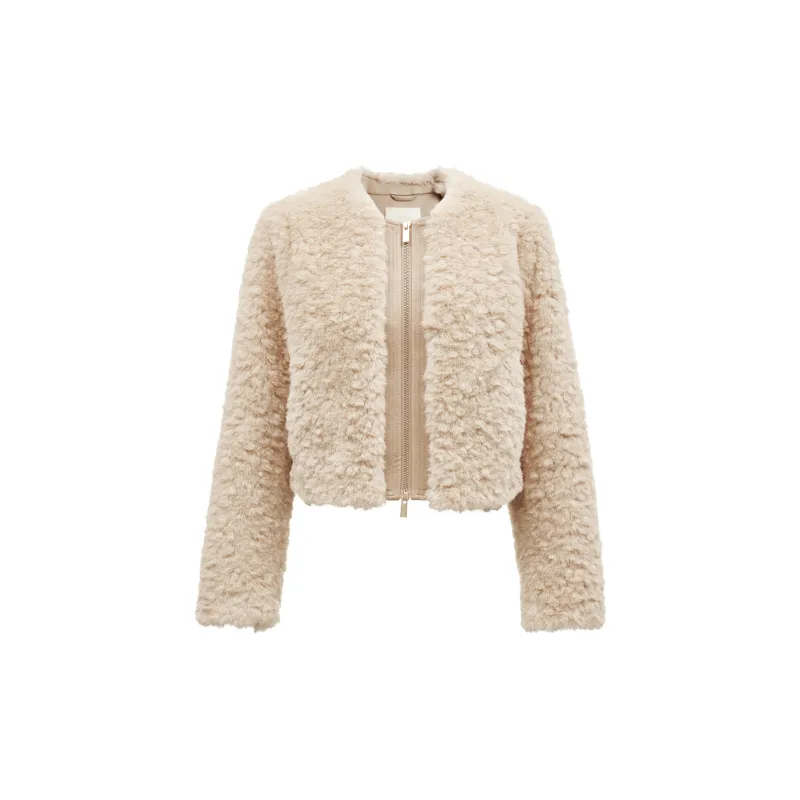 ONLY Cropped Coats Women's H2Z Cream White-1