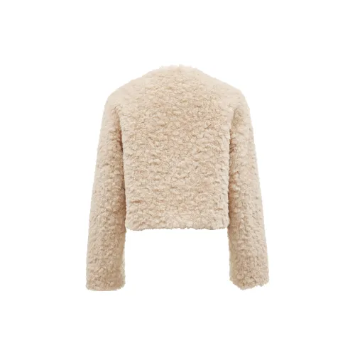 ONLY Cropped Coats Women's H2Z Cream White