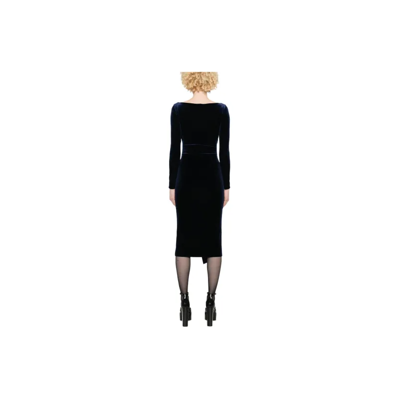 CHIARA BONI La Petite Robe Knot detail Midi Dress-2
