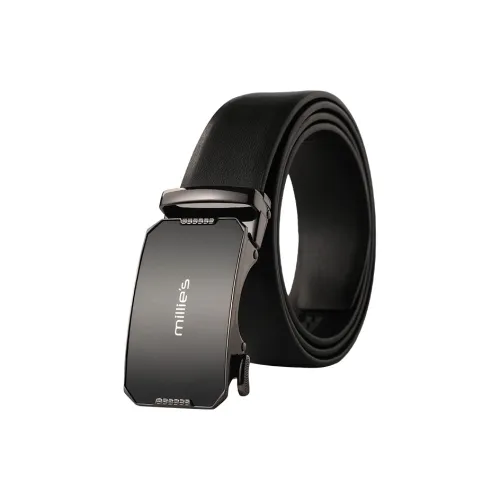 MILLIE'S Cow Split Leather Leather Belts Men's Width  3.5cm