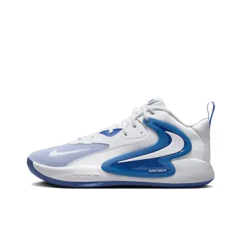 Nike Anti Slip Wear Resistant Low Top Training Shoes Unisex White Blue