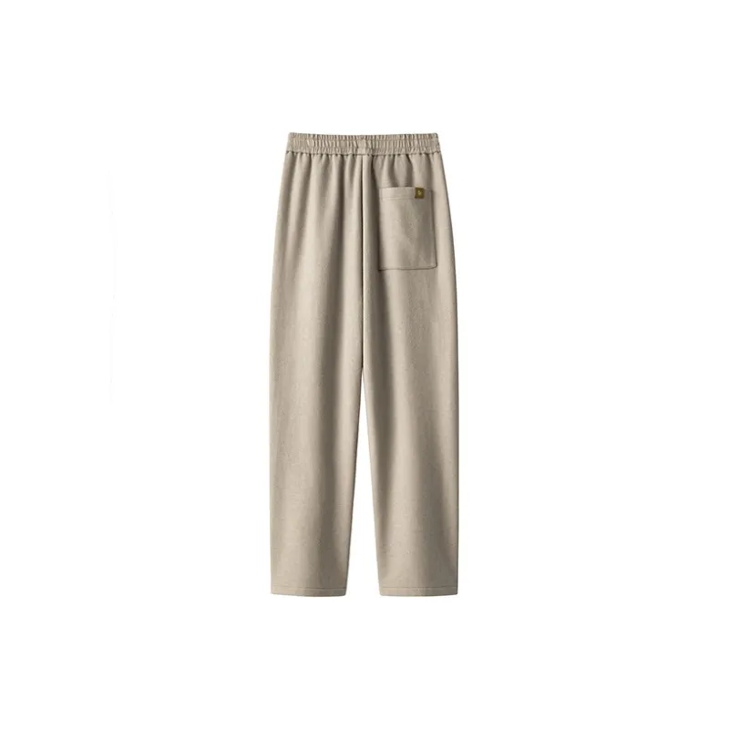 WILLIAM FOX&SONS Casual Pants Unisex Beige Gray-1