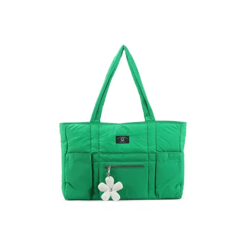 Gudair Nylon Fabric Shoulder Bag Tote Shoulder Bag Large Size Women's White/Black/Green/Dusty Blue