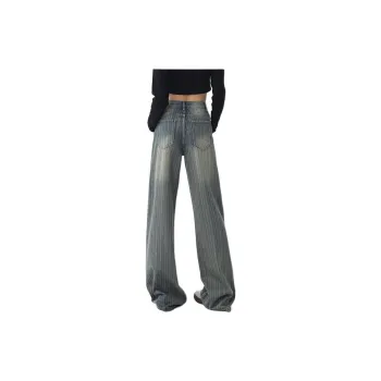 YINLEI Jeans Women's Stripes Blue