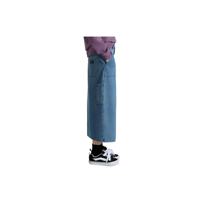Vans Casual Long Skirt Women's Blue-3