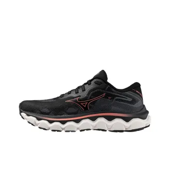 Mizuno Wave Horizon 7 Shock Absorbers With Slip Resistant Features Low Top Running Shoes Women's Black