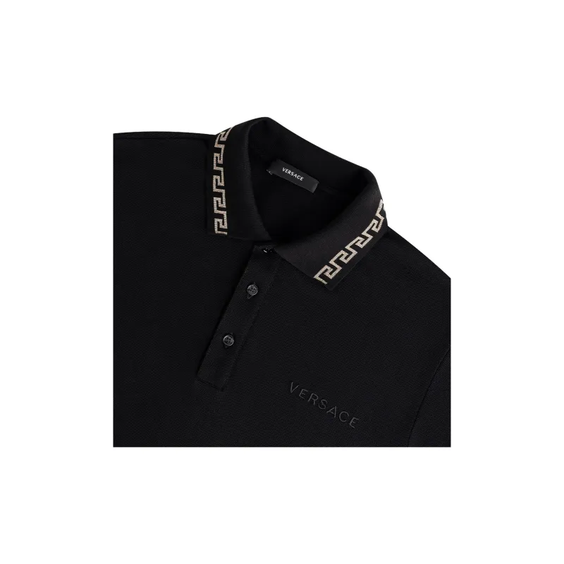 VERSACE Cotton Polo Shirt-4