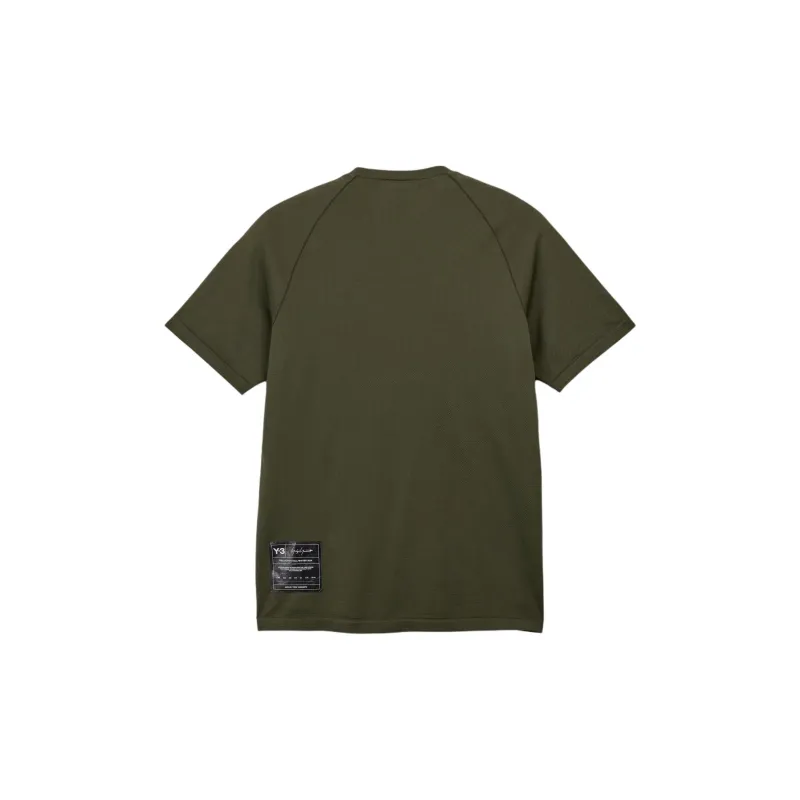 Y 3 Free Shipping With AdiClub Y 3 Running Short Sleeve Tee-1