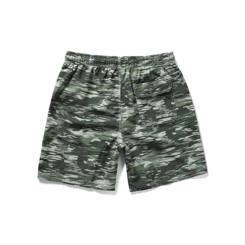 GAILANG Beach Shorts Men's Green Camouflage-1