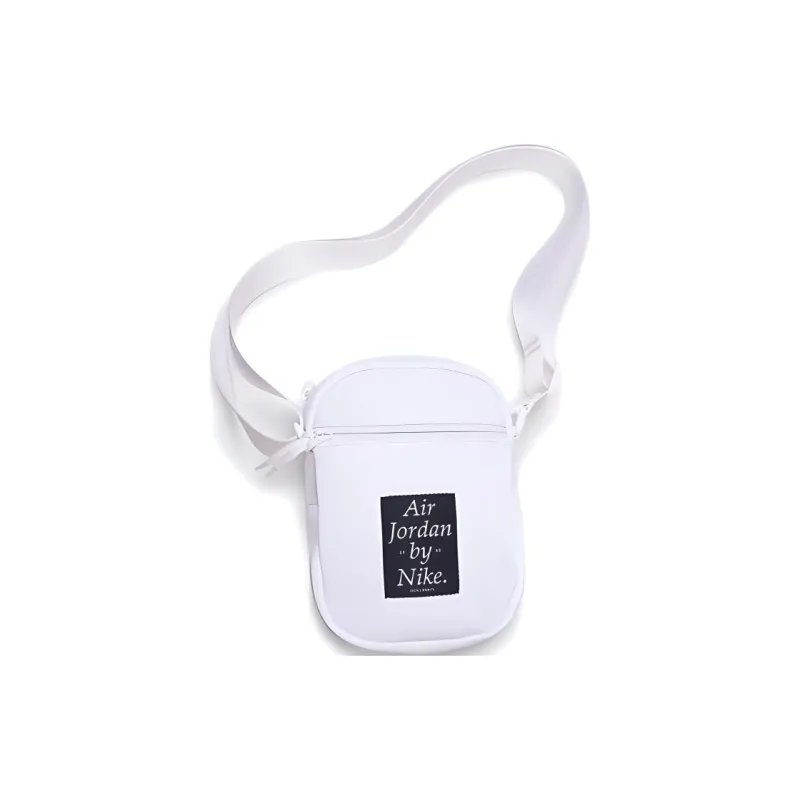 Jordan Polyester Cell Phone Pouch Shoulder Bag Crossbody Bag Regular Unisex White-0
