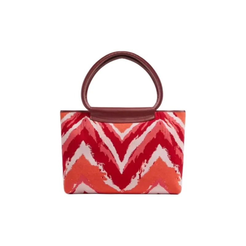 MISSONI Fabric One Shoulder Handbags Large Size Women's Red/Blue-1