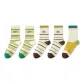 2 Green Stripes+2 Brown Green Stripes+1 White Yellow