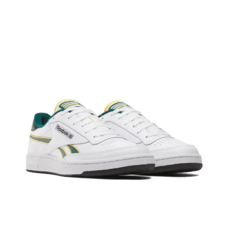 Reebok Club C Revenge White Fierce Gold Green-2