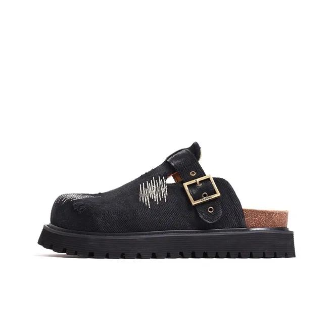 EBLIS HUNGI Abrasion Resistant Slip Resistant Wrap toe Slippers Unisex-2