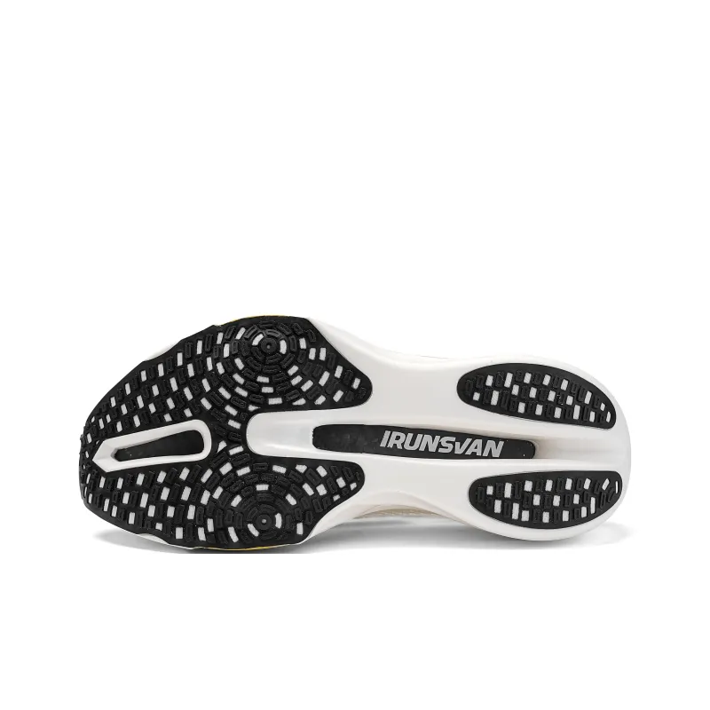 IRUNSVAN Low-Top Running Shoes Unisex Mismatched Color-Black And White Reverse-5