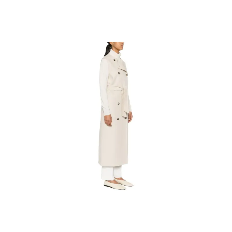 MaxMara Double Breasted Belted Coat-4