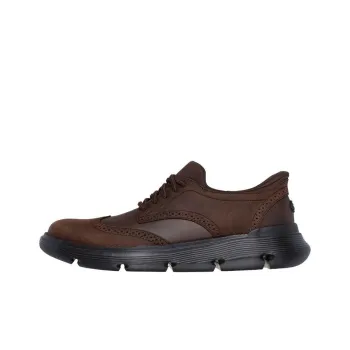 Skechers Slip Ins Anti Slip Wear Resistant Low Top Casual Shoes Men's Cocoa Brown