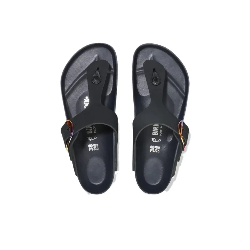Birkenstock EVA Slip-Resistant Flip Flops Women's Black-4